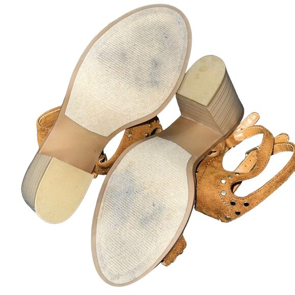 Soda from Buckle Womens High Heel Sandals Faux Leather Studded Strappy Size 9 - Picture 12 of 13